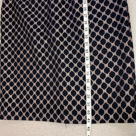 Banana Republic Women Textured Navy Sheath Dress Size 12 - Picture 10 of 11